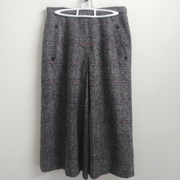 Vintage 12 made in Canada Highland Queen wool mohair alpaca tweed wide c… - Picture 1 of 16